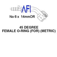  FITTING ORING SEMI-CURVO 14MM FT5665