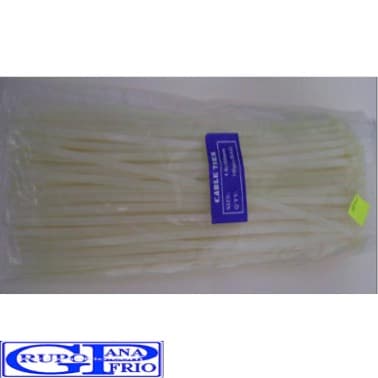  AMARRES PLASTICOS 5,0x350mm Blanco (100pcs) GP AP3053