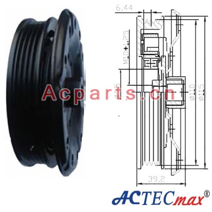 ACTECmax 6SEU14C 4PK 110mm (Yaris 08-12) ACTECmax CL6815