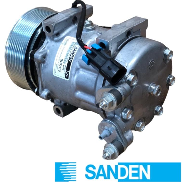 SANDEN 709 T.P 90º-PAD VOR (10PK 126mm 12V) SHD 7H15 4018 SANDEN CP4018S