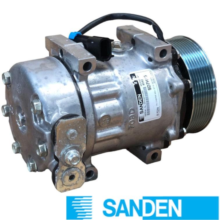 SANDEN 709 T.P 90º-PAD GQ (8PK 119mm 12V) 7H15 4042 SANDEN CP4042S