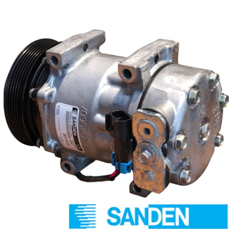 SANDEN 709 T.P 90º-PAD GQ (6PK 119mm 12V) SHD 7H15 4080 SANDEN CP4080S