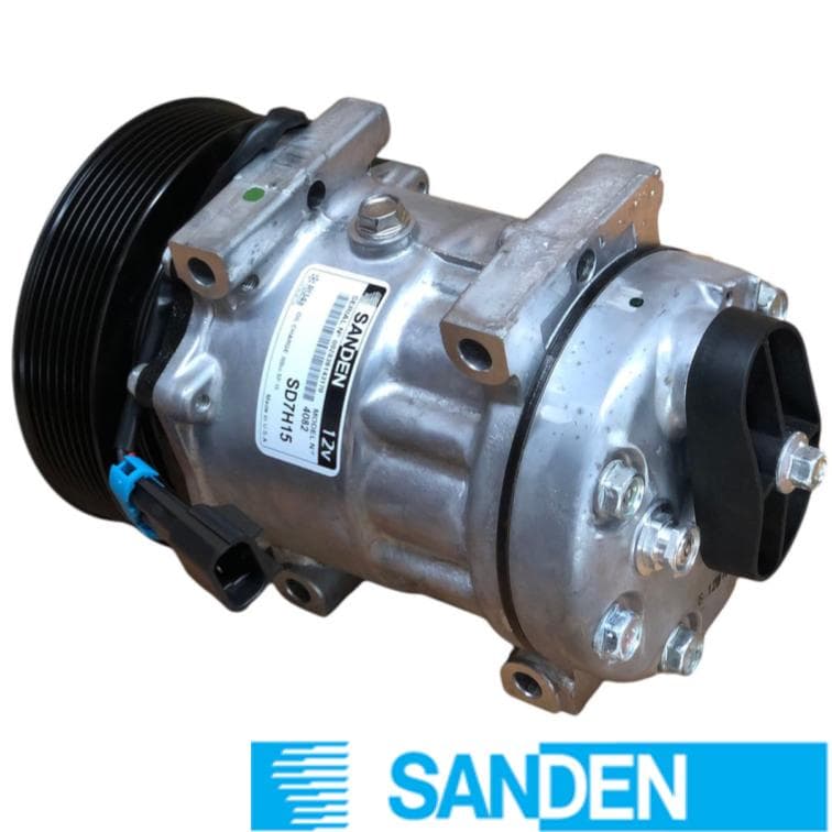 SANDEN 709 T.P HORIZ-PAD GH (8PK 140mm 12V) SHD 7H15 4082 SANDEN CP4082S
