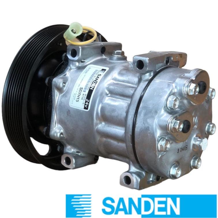 SANDEN 709 T.P HORIZ-PAD WV (8PK 176mm 24V) SHD 7H15 4116 SANDEN CP4116S