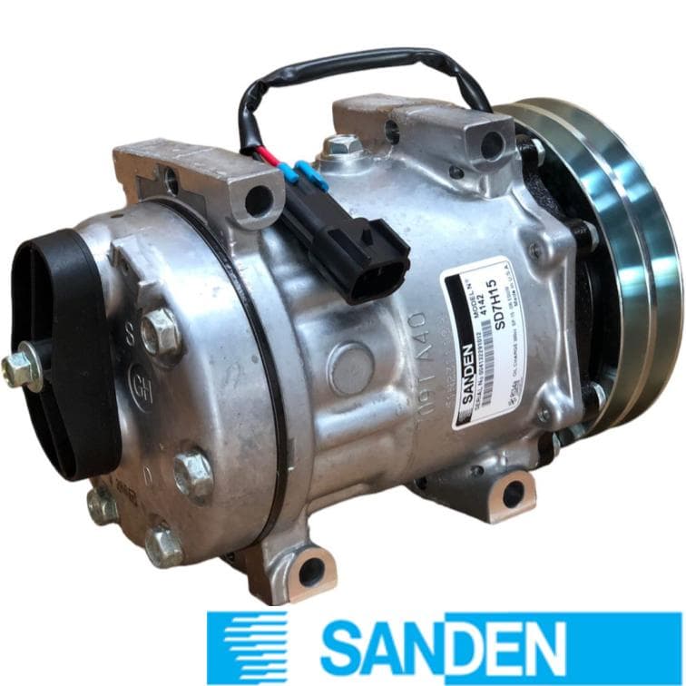 SANDEN 709 T.P HORIZ-PAD GH (2A 132mm 12V) HD 7H15 4142/4113 SANDEN CP4142S