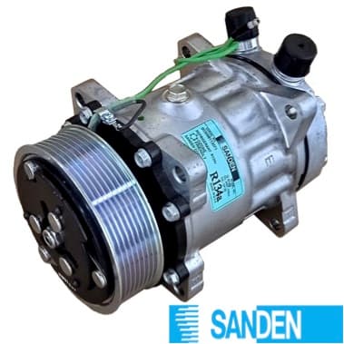 SANDEN 709 OREJA VERT-OR JD (8PK 119mm 24V) 7H15 4149/8240 SANDEN CP4149S