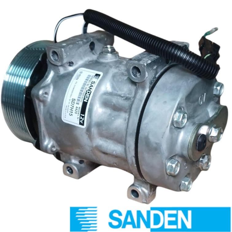 SANDEN 709 T.P HORIZ-PAD GV (8PK 119mm 12V) 7H15 4420 SANDEN CP4420S