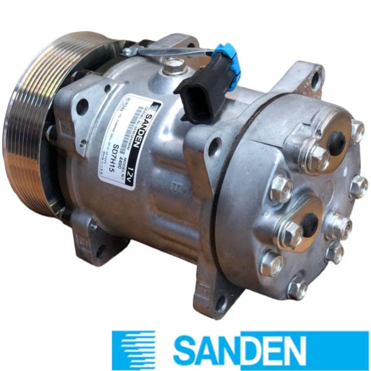 SANDEN 709 OREJA HORIZ-PAD WV (8PK 130mm 12V) 7H15 4490 SANDEN CP4490S