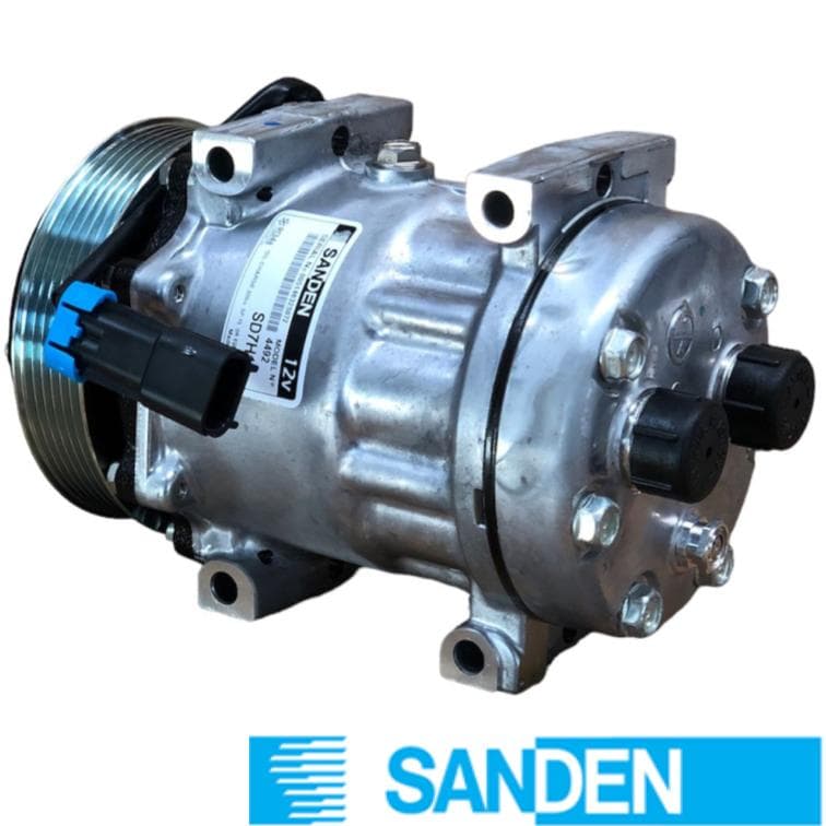 SANDEN 709 T.P HORIZ-ROTALOCK MD (6PK 125mm 12V) 7H15 4492 SANDEN CP4492S