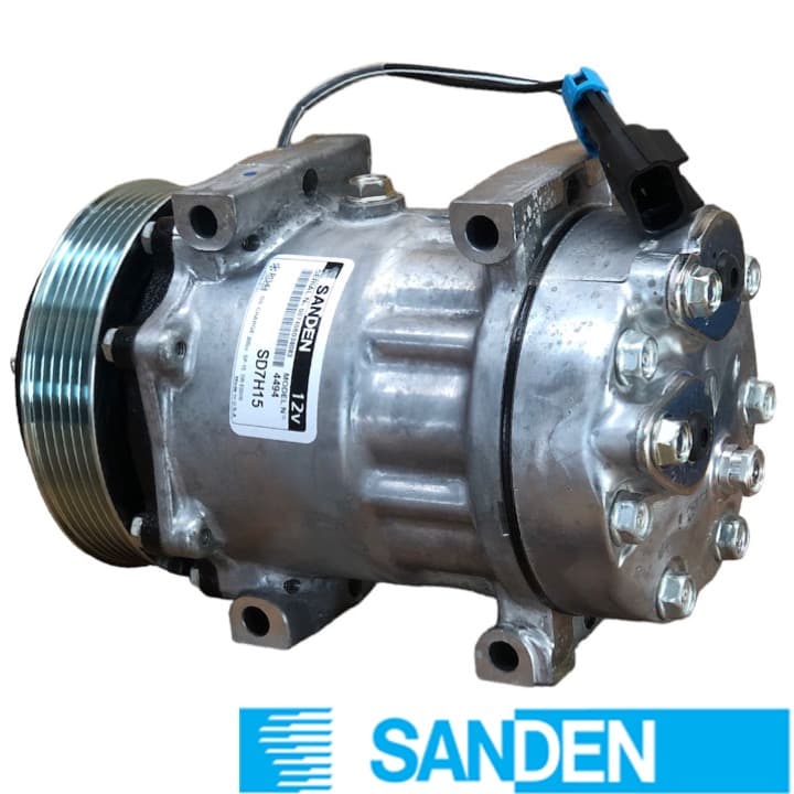 SANDEN 709 T.P HORIZ-PAD WV (6PK 132mm 12V) 7H15 4494/4085/4891/4757 SANDEN CP4494S