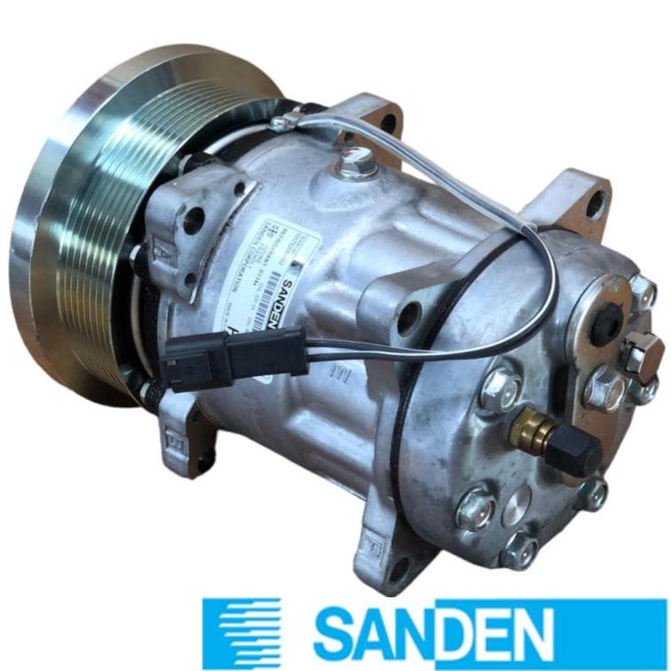 SANDEN 709 OREJA HORIZ-PAD GK (8PK 132mm 12V) SHD 7H15 4737/4595 SANDEN CP4595S