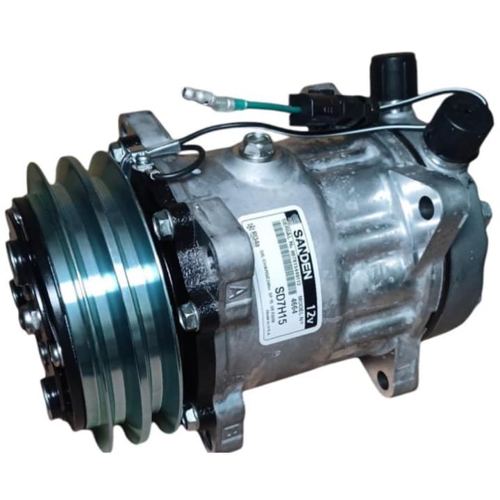 SANDEN 709 OREJA VERT-OR JD (2A 132mm 12V) 7H15 4664/8220 SANDEN CP4664S