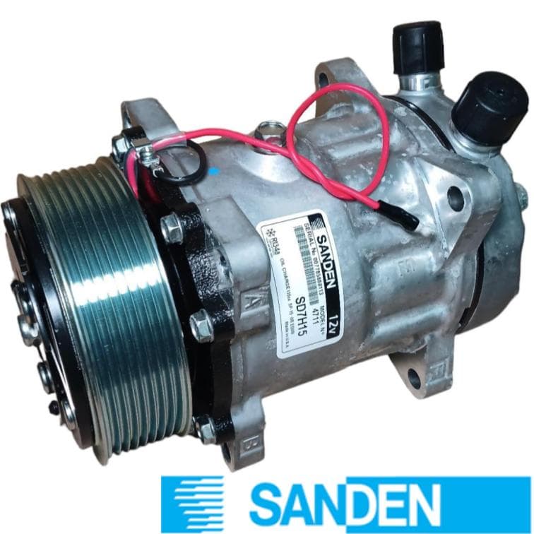 SANDEN 709 OREJA VERT-OR JD (8PK 119mm 12V) 7H15 4711 SANDEN CP4711S