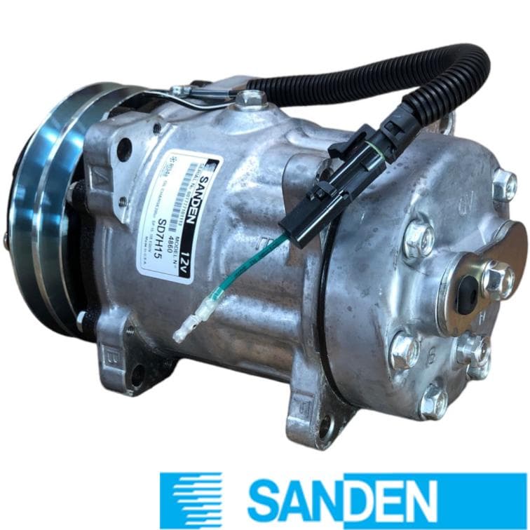 SANDEN 709 OREJA HORIZ-PAD GV (2A 125mm 12V) 7H15 4860 SANDEN CP4860S