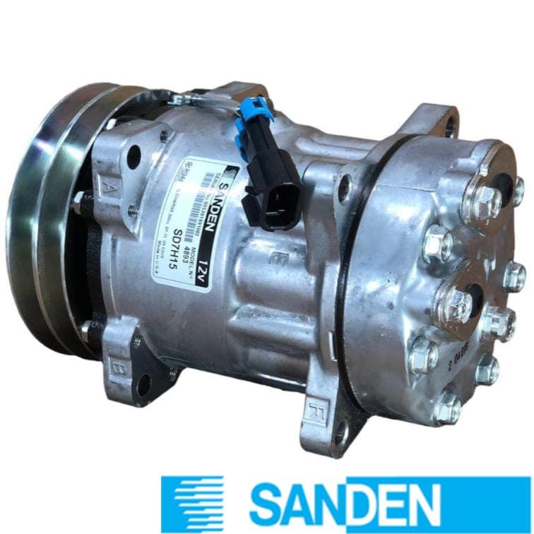 SANDEN 709 OREJA HORIZ-PAD WV (2A 132mm 12V) 7H15 4893/4717/4777 SANDEN CP4893S