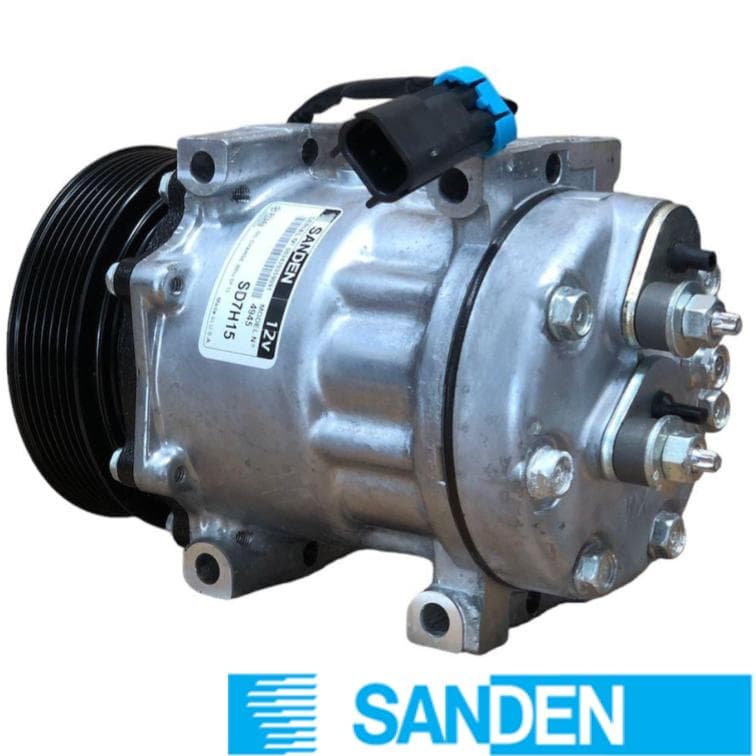 SANDEN 709 T.P HORIZ-PAD GK (7PK 126mm 12V) HD 7H15 4945/4577/4289 SANDEN CP4945S