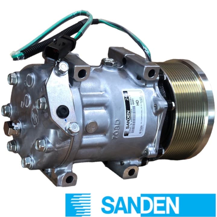 SANDEN CATERPILLAR 320D2 (329D2) 709 T.P 12PK 24V SHD SANDEN CP6451S