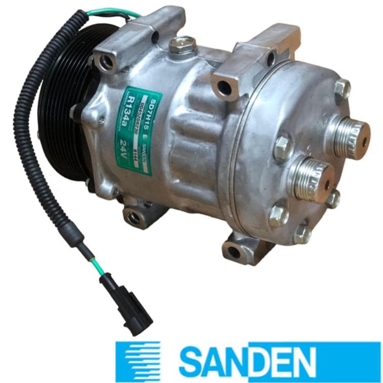SANDEN 709 T.P HORIZ-ROTALOCK MD (8PK 119mm 24V) 7H15 8144 SANDEN CP8144S