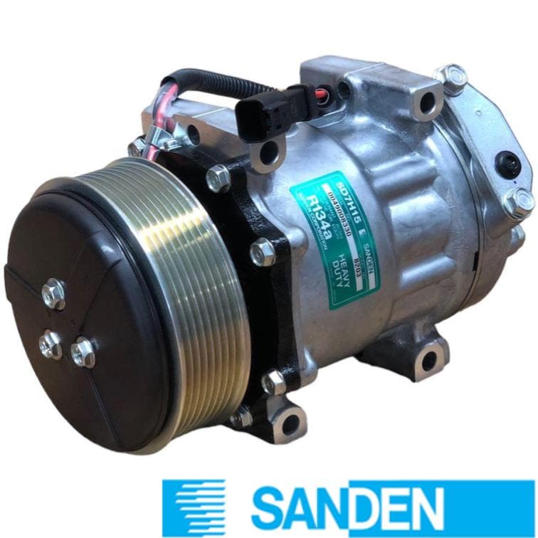 SANDEN 709 T.P 51º-PAD WP (8PK 119mm 12V) SHD 7H15 8203 CB 526/535/540 SANDEN CP8203S