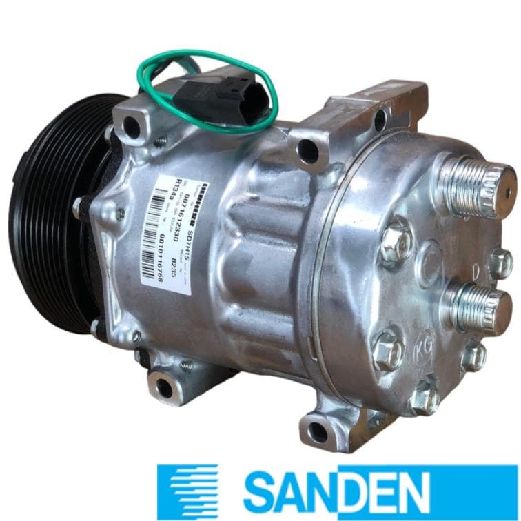 SANDEN 709 T.P HORIZ-OR KG (8PK 119mm 24V) SHD 7H15 8235 LIEBHERR/ SANDEN CP8235S