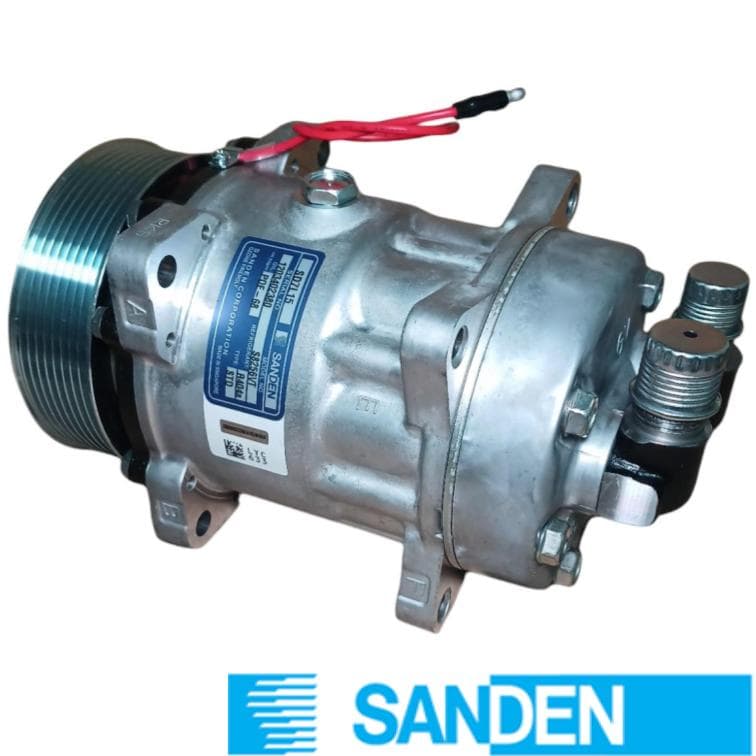 SANDEN 709 OREJA R404a 8PK 12V (7L15 8256) Horiz. SANDEN CP8256S
