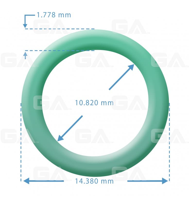  ORING TODOS VERDE 13/32 (KIT 50pcs) OR0013