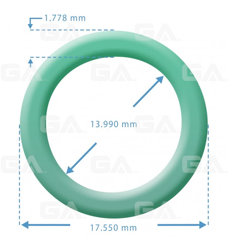  ORING TODOS VERDE 1/2 (KIT 50pcs) OR0015