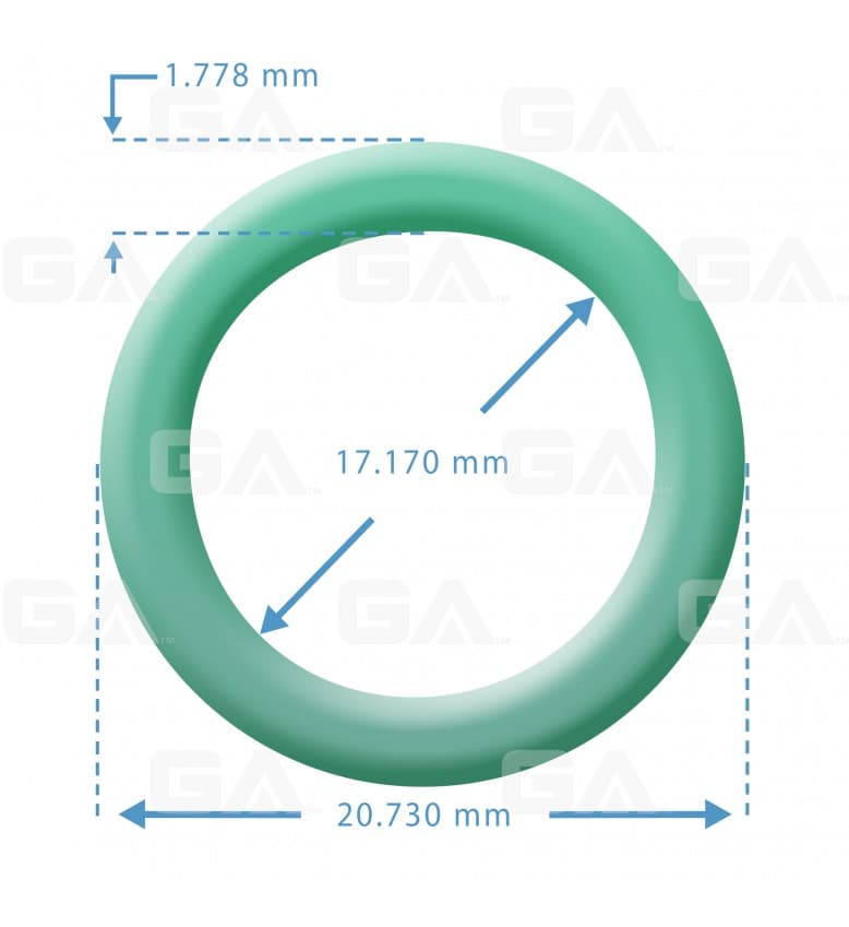  ORING TODOS VERDE 5/8 (KIT 10pcs) OR0017