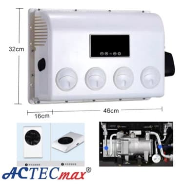 ACTECmax REFR. CABINA ELECTRICO 6,145BTU (1.8KW) R134a 12V ACTECmax ER0001A