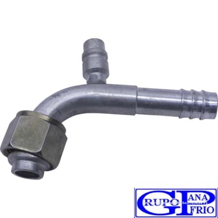  FITTING ORING CURVO 1/2 C/Valv. de servicio R134a GP FT0153