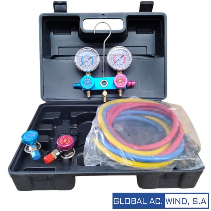  MANOMETROS TODOS R134 CON VALV. DE CARGA. 1 PSI GW HE0072W