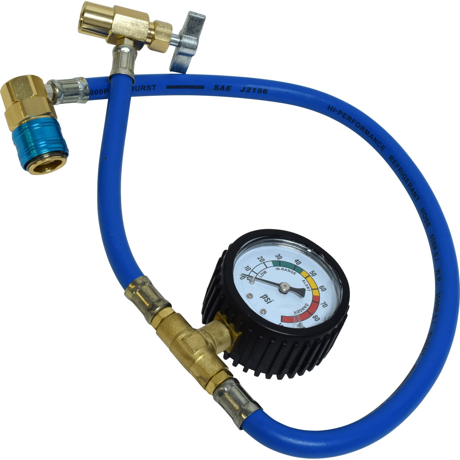  MANGUERAS FORD PARA CARGAR R134 Con Manometro HE1756
