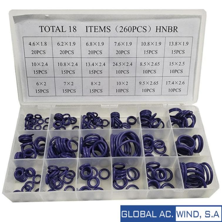 ORING TODOS Negro 260 KIT GW OR0003