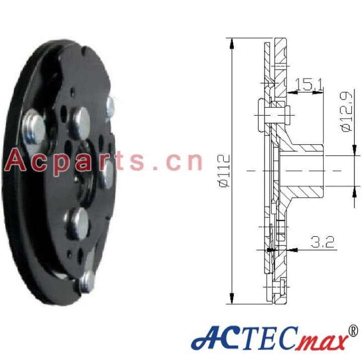  PLATO CLUTCH TODOS 709 152mm AC PC6426