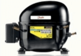  COMPRESORES HERMETICOS 1/4HP 6,70cm3 R134A 115/127V (LMBP) GUY70NRb DANFOSS RC0012