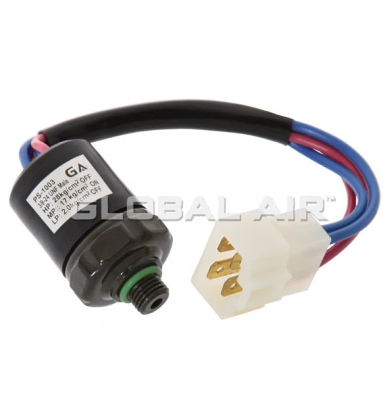  PRESOSTATOS UNIVERSALES TRINARIO MACHO R134a (C/Conectores) PS1003
